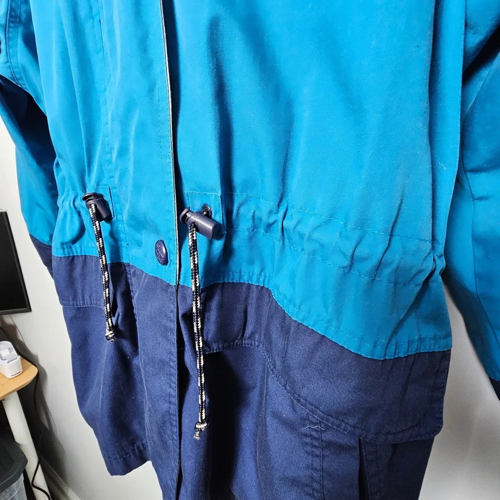 Pacific‎ Trail Mens VTG Colorblock Windbreaker Jacket XL Blue Gorpcore Outdoor